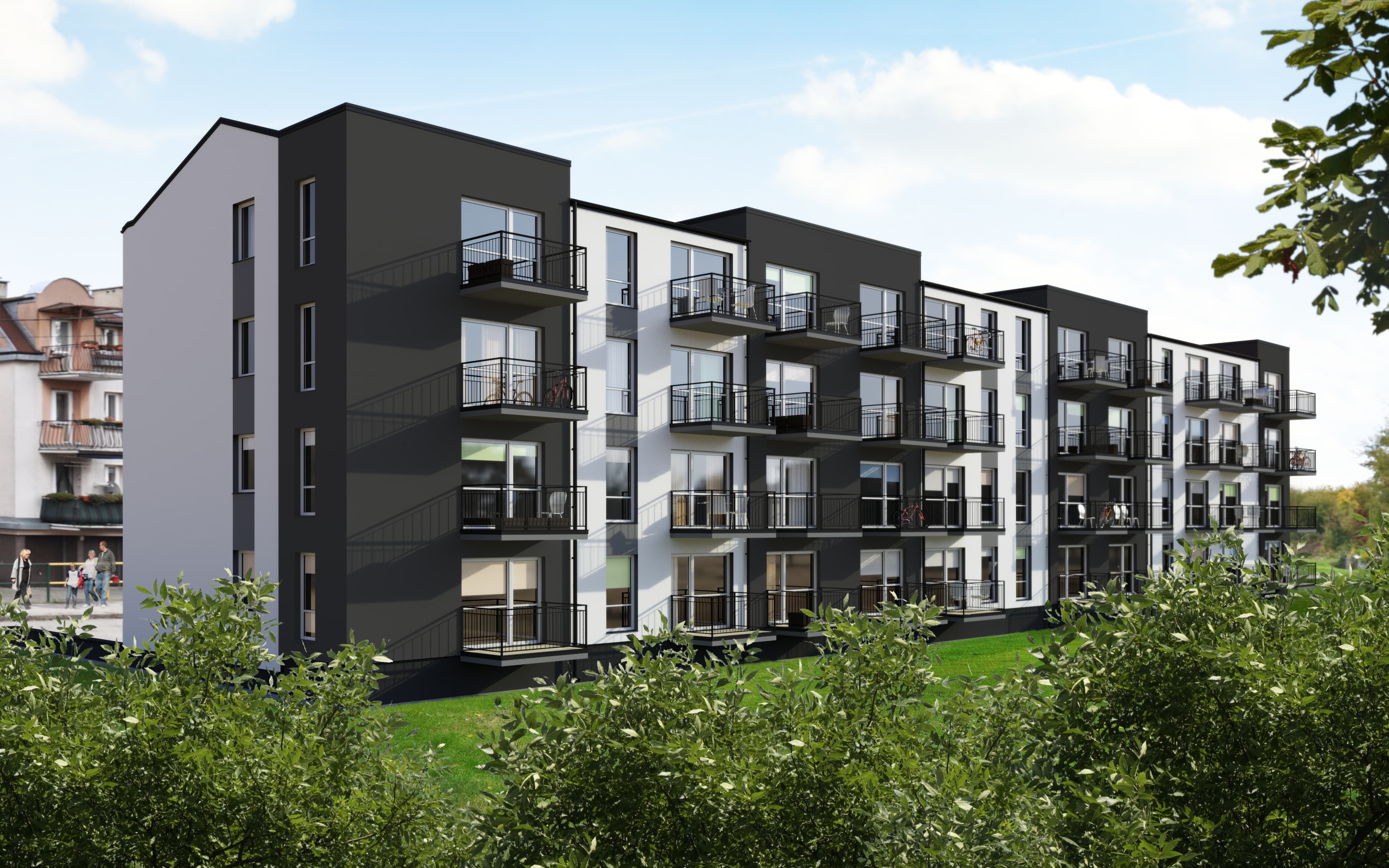 Blok mieszkalny ul. Kręta - zdjęcie 1